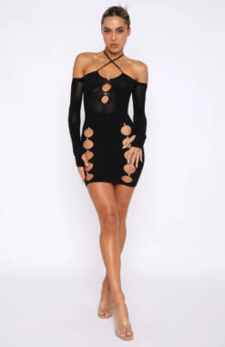 Keep On Looking Mini Dress Black - Stylish & Comfortable Women's Dress 11 Keep On Looking Mini Dress Black - Stylish & Comfortable Women's Dress -White Fox Sales 28.04.22 834