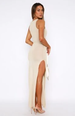 Under The Moonlight Gold Maxi Dress | Elegant Resort Wear for Women -White Fox Sales 30.06.2337072