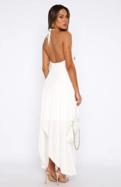 Tears In The Rain Midi Dress Cream | Elegant Women's Dress for Every Occasion -White Fox Sales 30.06.2337532