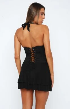 In The End Mini Dress Black - Stylish & Elegant Women's Dress -White Fox Sales 31.05.2322395