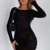 Without Warning Long Sleeve Mini Dress Black - Elegant Resort Wear 1 Without Warning Long Sleeve Mini Dress Black - Elegant Resort Wear -White Fox Sales 528249A7 FF0C 4C49 A224 4BE8A11E87C6