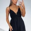 Meet You There Playsuit Black - Stylish Day Dresses for Women -White Fox Sales B9D57AF9 D909 4D47 A778 7BCEF1DDCEFA
