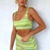 Show Them Love Booty Shorts Green - Stylish Resort Wear for Women