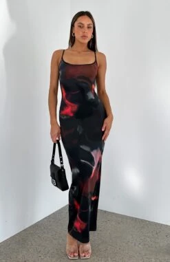 Crave You Maxi Dress Lava Aura - Elegant Women's Maxi Dress