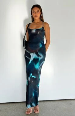 Crave You Maxi Dress Ocean Aura - Elegant Women's Dress for Summer