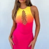 Dance For Me Sunset Gradient Mini Dress | Stylish & Comfortable Women's Dress 2 Dance For Me Sunset Gradient Mini Dress | Stylish & Comfortable Women's Dress -White Fox Sales DANCE FOR ME DRESS 20.10.22 49