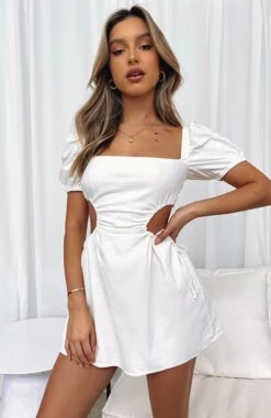 Stylish White Mini Dress for Girls - Perfect for Daywear | [Your Shop Name] -White Fox Sales DIFFERENT GIRL MINI DRESS 14.07.21 07