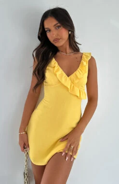 Doubt It Mini Dress Buttercup - Stylish Women's Dress for Every Occasion -White Fox Sales DOUBT IT MINI DRESS 15.08.23 15