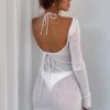 Without Warning Long Sleeve Mini Dress White | Resort Wear for Women 1 Without Warning Long Sleeve Mini Dress White | Resort Wear for Women -White Fox Sales E82CED11 9186 43FD 8823 802B0CF8591F