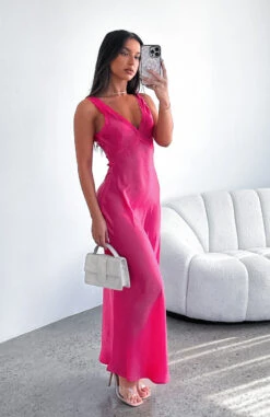 Event Ready Maxi Dress Hot Pink - Elegant & Stylish Women's Dress -White Fox Sales EVENT READY DRESS 05.05.23 03