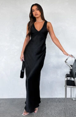 Elegant Event Ready Maxi Dress Black - Perfect for Any Occasion -White Fox Sales EVENT READY DRESS 05.05.23 05