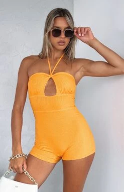 Finer Things Playsuit Mango - Elegant Strapless Dresses for Women