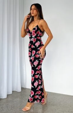 Greedy For Love Maxi Dress Pink Portofino Rose - Elegant Women's Dress