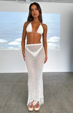 See Me Now Crochet Maxi Skirt Off White - Stylish Resort Wear for Women -White Fox Sales HOLD ON SEE ME NOW CROCHET 31.1.23 005