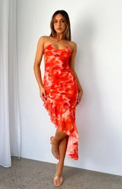 How I Like It Maxi Dress Orange Watercolour - Stylish Summer Dress for Women 11 How I Like It Maxi Dress Orange Watercolour - Stylish Summer Dress for Women -White Fox Sales HOW I LIKE IT MAXI DRESS 15 08 23 02