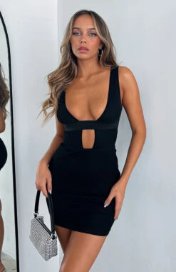 More Than I Should Mini Dress Black - Trendy & Elegant