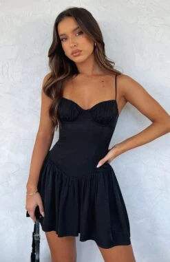 Take My Advice Mini Dress Black - Stylish & Comfortable Women's Dress