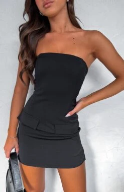 If I Can't Mini Dress Black | Strapless Party Dress | Elegant Evening Wear -White Fox Sales IMG 2247 1f9312f6 d197 4a4a 87b3 945a1f42b0b8