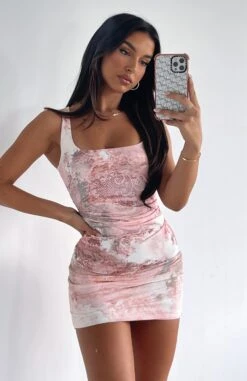 Love You Anyway Mini Dress Primrose Pink - Elegant Day Dress for Women -White Fox Sales IMG 3139