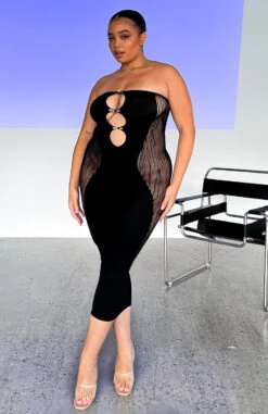 Your Peace Midi Dress Black - Elegant Strapless Dress for Women 20 Your Peace Midi Dress Black - Elegant Strapless Dress for Women -White Fox Sales IMG 5756