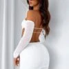 Summer's Over Long Sleeve Mini Dress White | Chic Day Dresses for Women -White Fox Sales IMG 6533 8c86adb6 dddc 4622 850d fc3031274670