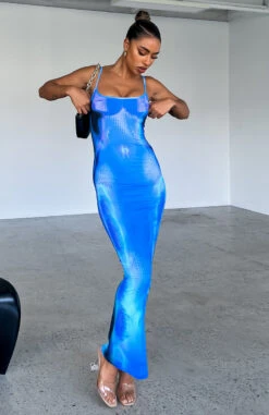 Feeling The Heat Maxi Dress Milky Way | Elegant Summer Dress for Women 13 Feeling The Heat Maxi Dress Milky Way | Elegant Summer Dress for Women -White Fox Sales IMG 7495