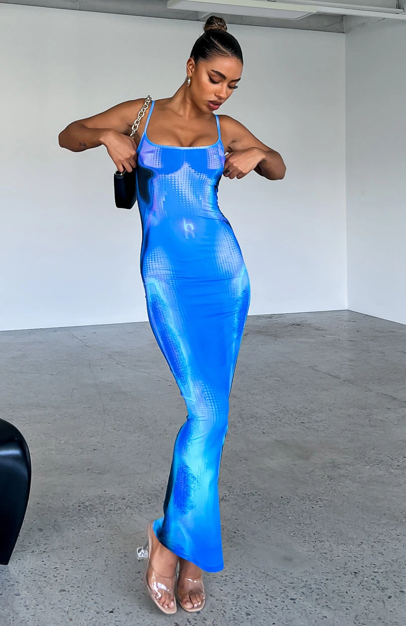 Feeling The Heat Maxi Dress Milky Way | Elegant Summer Dress for Women 8 Feeling The Heat Maxi Dress Milky Way | Elegant Summer Dress for Women - Image 6