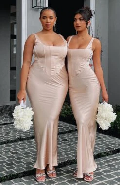 I Wanna Be Yours Maxi Dress Champagne | Elegant Women's Dress