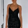 Lost In You Sequin Mini Dress Black | Shiny Party Dress for Women 2 Lost In You Sequin Mini Dress Black | Shiny Party Dress for Women -White Fox Sales IMG 9014