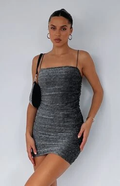 Fantasy Mini Dress Black Lurex - Elegant Party Dress 13 Fantasy Mini Dress Black Lurex - Elegant Party Dress -White Fox Sales IMG 9025