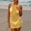 Over Him Mini Dress Lemon - Stylish Resort Wear for Women 2 Over Him Mini Dress Lemon - Stylish Resort Wear for Women -White Fox Sales Imagecopy