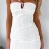 Lots Of Love Mini Dress White | Strapless Summer Dress | Elegant White Dress 2 Lots Of Love Mini Dress White | Strapless Summer Dress | Elegant White Dress -White Fox Sales LOTS OF LOVE DRESS 19.05.23 04