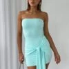 Love Me More Strapless Mini Dress Aqua - Chic Summer Party Dress 2 Love Me More Strapless Mini Dress Aqua - Chic Summer Party Dress -White Fox Sales LOVE ME MORE DRESS 02 08 23 01