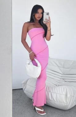 Love You For Life Maxi Dress Pink - Elegant Day Dress for Women