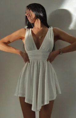 My Pleasure Mini Dress White - Elegant Day Dress for Women -White Fox Sales Liene2 8b547756 32d0 4ae7 ba81 7aa8e2f81169