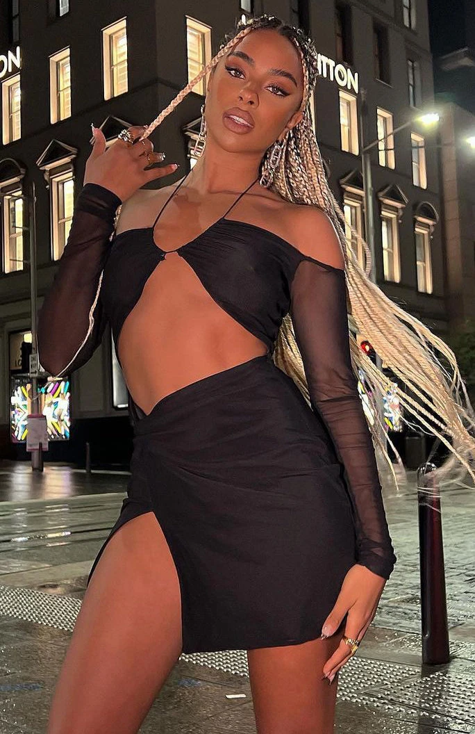 Invite Pending Mini Dress Black - Elegant Party Dress for Women 10 Invite Pending Mini Dress Black - Elegant Party Dress for Women - Image 8