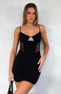 Make Up To Break Up Mini Dress Black - Stylish & Versatile Women's Dress