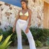 Never Too Late Pants White - Stylish Resort Wear for Women 1 Never Too Late Pants White - Stylish Resort Wear for Women -White Fox Sales NEVER TOO LATE PANTS 18 10 21 0006