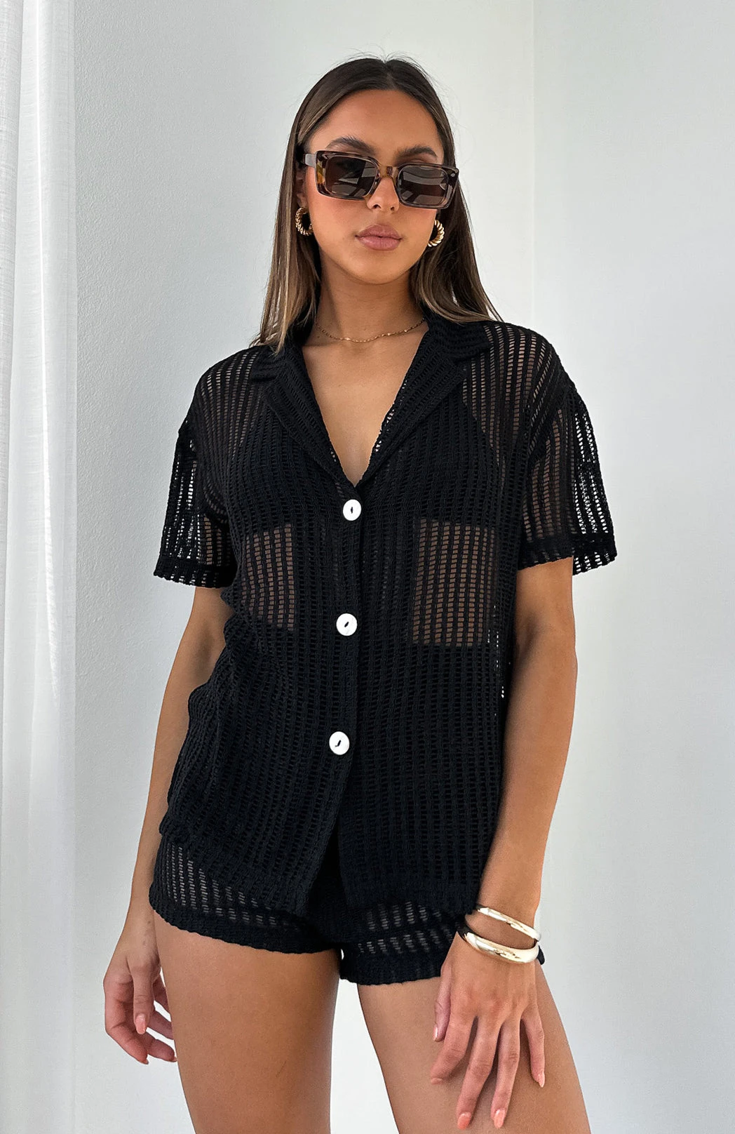 Not Letting Go Shirt Black - Stylish Resort Wear for Men & Women 3 Not Letting Go Shirt Black - Stylish Resort Wear for Men & Women