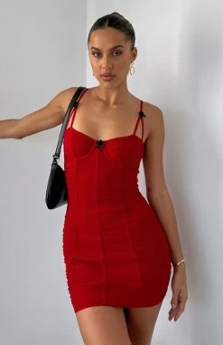 On My Way Mini Dress Red - Stylish & Comfortable Women's Dress