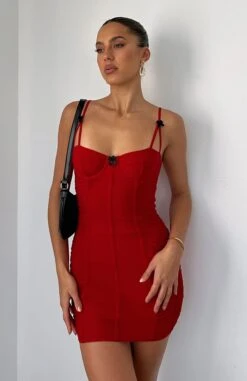 On My Way Mini Dress Red - Stylish & Comfortable Women's Dress 13 On My Way Mini Dress Red - Stylish & Comfortable Women's Dress -White Fox Sales ON MY WAY MINI DRESS 26.04.23 05