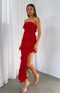 Sweet Desire Maxi Dress Red - Elegant Strapless Evening Dress 11 Sweet Desire Maxi Dress Red - Elegant Strapless Evening Dress -White Fox Sales SWEET DESIRE MAXI DRESS 15 08 23 01