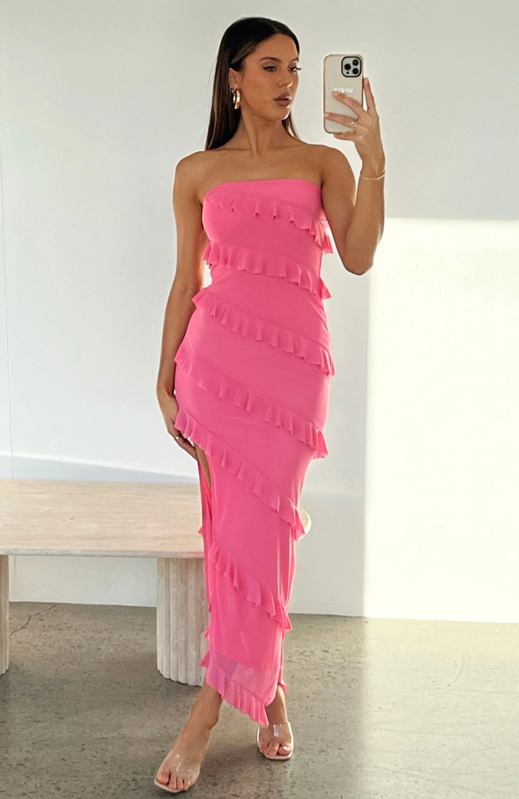 Sweet Desire Maxi Dress Pink - Strapless Summer Dress for Women 3 Sweet Desire Maxi Dress Pink - Strapless Summer Dress for Women