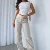 The Things You Are Linen Pants Oat - Premium Resort Wear for Women -White Fox Sales THE THINGS YOU ARE LINEN PANTS 220823 001