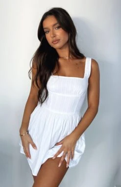 Trending Now White Mini Dress - Elegant Day Dress for Women 15 Trending Now White Mini Dress - Elegant Day Dress for Women -White Fox Sales TRENDING NOW MINI DRESS 25 05 23 02