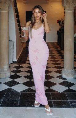 Trust Issues Maxi Dress Lilac - Elegant Resort Wear for Women