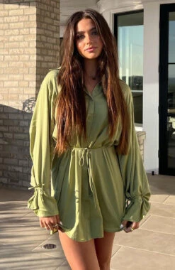 Only Gets Better Mini Dress Matcha - Stylish & Comfortable Women's Dress -White Fox Sales Taylor d169f668 4f90 4fb4 878e 26c2a76f0d24