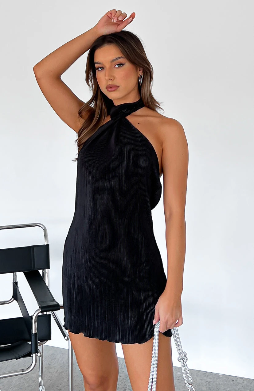 Up In The Air Mini Dress Black | Stylish Women's Dress 3 Up In The Air Mini Dress Black | Stylish Women's Dress