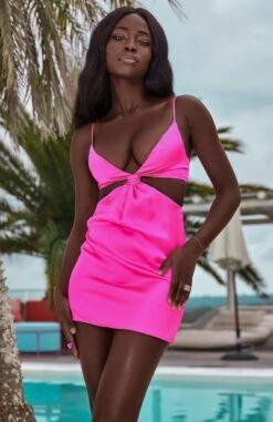Let's Run Away Mini Dress Hot Pink - Chic & Stylish Women's Dress 13 Let's Run Away Mini Dress Hot Pink - Chic & Stylish Women's Dress -White Fox Sales WF25521 236 2