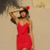 End Of The Road Maxi Dress Red - Elegant Long Flowy Dress for Women 1 End Of The Road Maxi Dress Red - Elegant Long Flowy Dress for Women -White Fox Sales endoftheroad
